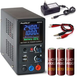 Akutoitega laboritoiteplokk PeakTech 6200